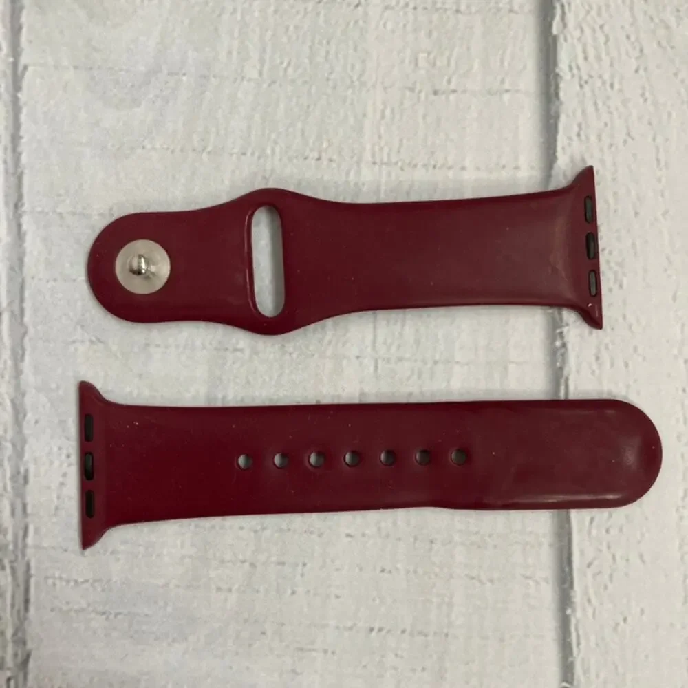 Apple Watch 40mm Sport Band Bundle - 3 - Orange, White, Maroon